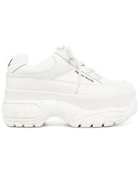 Naked Wolfe - Sporty Platform Lace-Up Sneakers - Lyst