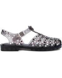 Melissa - Crystal-Embellished Jelly Sandals - Lyst
