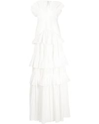 Acler - Ascot Ruffled Strapless Gown - Lyst