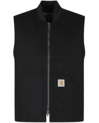 Carhartt - Classic Logo-Patch Zip-Up Gilet - Lyst