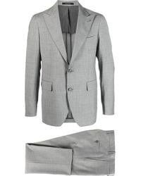Tagliatore - Single Breasted Virgin Wool Suit - Lyst