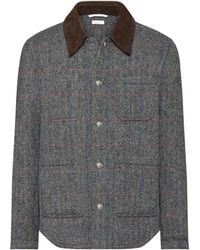 Thom Browne - Hunting Tweed-Hemdjacke - Lyst