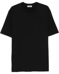 Jil Sander - T-Shirt À Slogan Imprimé - Lyst