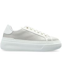 Furla - Textured Leather Platform Sneakers - Lyst