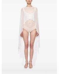 Atu Body Couture - Semi-Sheer Mesh Cape - Lyst