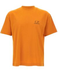C.P. Company - 30/1 Jersey Short Sleeve Printed Graphic T-Shirt - Lyst