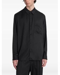 Attachment - Chest-Pocket Long-Sleeve Shirt - Lyst