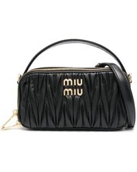 Miu Miu - Matelassé Leather Cross-body Bag - Lyst