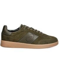 Liu Jo - Suede Logo-Patch Sneakers - Lyst