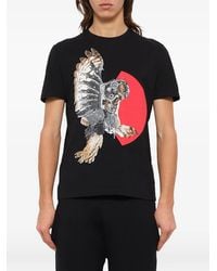 Neil Barrett - Owl-Print T-Shirt - Lyst