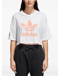 adidas - T-Shirt Mit V-Ausschnitt - Lyst