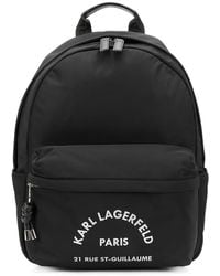 KARL LAGERFELD - Zaino Con Stampa - Lyst