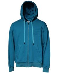 Dolce & Gabbana - Logo-Patch Zip-Up Hoodie - Lyst