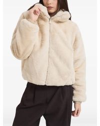Save The Duck - Faux-Fur Jacket - Lyst