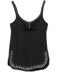 Rabanne - Oberteil Mit Nietendetail - Lyst