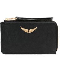 Zadig & Voltaire - Zv Zipped Card Holder - Lyst