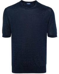 Drumohr - Crew-neck Knitted T-shirt - Lyst
