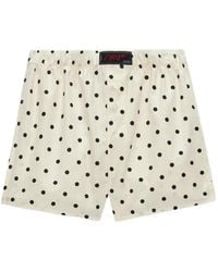 MSGM - Polka-Dot Shorts - Lyst