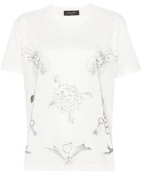 Fabiana Filippi - Fabula-Print Cotton T-Shirt - Lyst