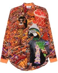 The Artistylist - Jewelery Graphic-Print Long-Sleeve Shirt - Lyst