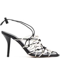 Gia Borghini - Strappy Pointed 100mm Pumps - Lyst