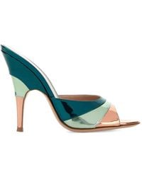 Gianvito Rossi - Marea Metallic Sandals - Lyst
