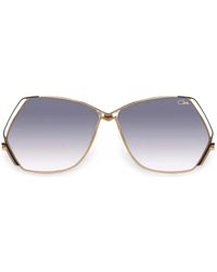 Cazal - 226/3 Geometric-Frame Sunglasses - Lyst
