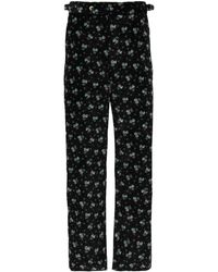 Bode - Chicory Floral Corduroy Trousers - Lyst