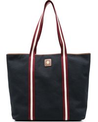 Bally - Tote Bag mit gestreiftem Einsatz - Lyst