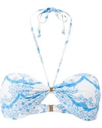 Melissa Odabash - Haut De Bikini Liguria À Motif Cachemire - Lyst
