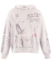 SAINT Mxxxxxx - X Alexis Ross Alx Distressed Graphic-Print Hoodie - Lyst
