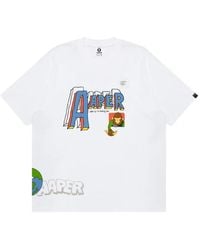 Aape By A Bathing Ape - Aaper Graphic-Print T-Shirt - Lyst