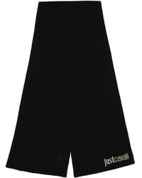 Just Cavalli - Embroidered Scarf - Lyst