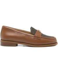 Michael Kors - Mocassins Lex En Cuir À Logo - Lyst