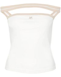 Courreges - Hyperbole Contrast ノースリーブトップ - Lyst