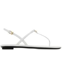 Prada - Flache Sandalen - Lyst