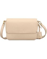 Maison De Sabre - Flap Adjustable Strap Leather Shoulder Bag - Lyst