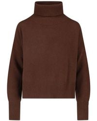 Ma'ry'ya - Roll-Neck Knitted Sweater - Lyst