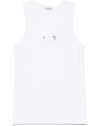 Moncler - Top Con Parche Del Logo - Lyst