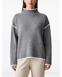 Joop! - Contrast-Trim High-Neck Sweater - Lyst