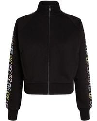 KARL LAGERFELD - Ikon 2.0 Zip-Up Sweatshirt - Lyst