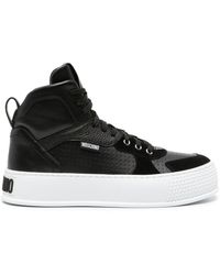 Moschino - Bumps & Stripes High-top Sneakers - Lyst
