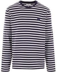 Maison Kitsuné - Logo-Patch Striped Jumper - Lyst