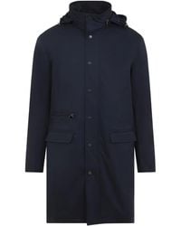 Kiton - Button-Up Hooded Coat - Lyst