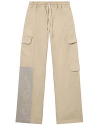Off-White c/o Virgil Abloh - Big Bookish Cotton Cargo Pants - Lyst