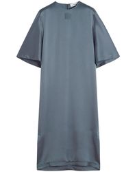 Lanvin - Kleid Aus Satin - Lyst