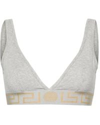 Versace - Greca-Underband Triangle Bra - Lyst