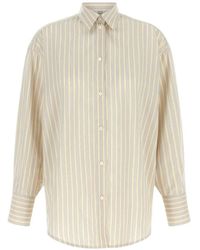 TOTEME - Striped Oversized Shirt - Lyst