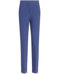 Etro - Tailored Cady Cigarette Trousers - Lyst