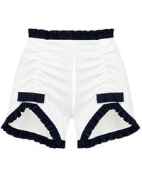 Vivetta - Ruffled Bow-Detail Shorts - Lyst
